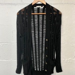 360 Cashmere ❄️ Distressed Oversized Cardigan